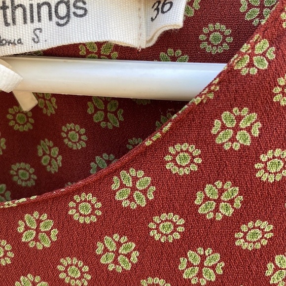 Nice things by Paloma S Womens size 4 (36) long sleeve keyhole dress - Picture 11 of 12